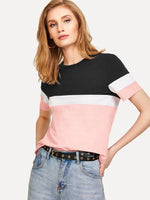 Women Multicoloured T-Shirt (5622424600737)