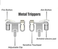 PUBG Game Metal Controller Mobile Attachment Joystick Accessory (6083694100641)