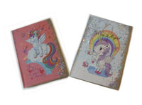 My Party Suppliers Water Cover Notebook Diary / Unicorn Diary / Water Filled Diary with giltter ( 2 Pcs ) (5630304059553)