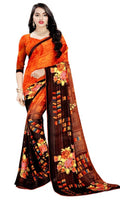 Beautiful Poly Georgette Saree with Blouse piece (5645847003297)