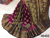 Women's Fancy Designer Art Silk Banarasi Saree With Blouse Piece (5631753355425)