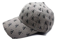 Stylish Cotton Printed Grey Cap For Unisex (6545971511457)