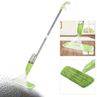 Stainless Steel Microfiber Floor Cleaning Spray Mop with Removable Washable Cleaning Pad and Integrated Water Spray Mechanism - SPYMOP (6661283414177)