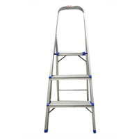 3-Step Foldable Aluminium Foldable Ladder with Multi-Utility Support Handle (5650023088289)