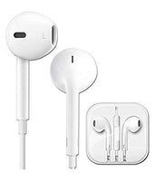 Egg White Headset/Earphones with Mic Compatible for mobilephones / 6s with 3.5mm Jack with Volume Button and Mic (5708168036513)